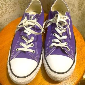 🟪 Converse Chuck Taylor All Star Low Sneakers Holyhock Purple, Mens Size 8